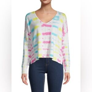 Central Park West Wisteria Tie-Dyed Sweater